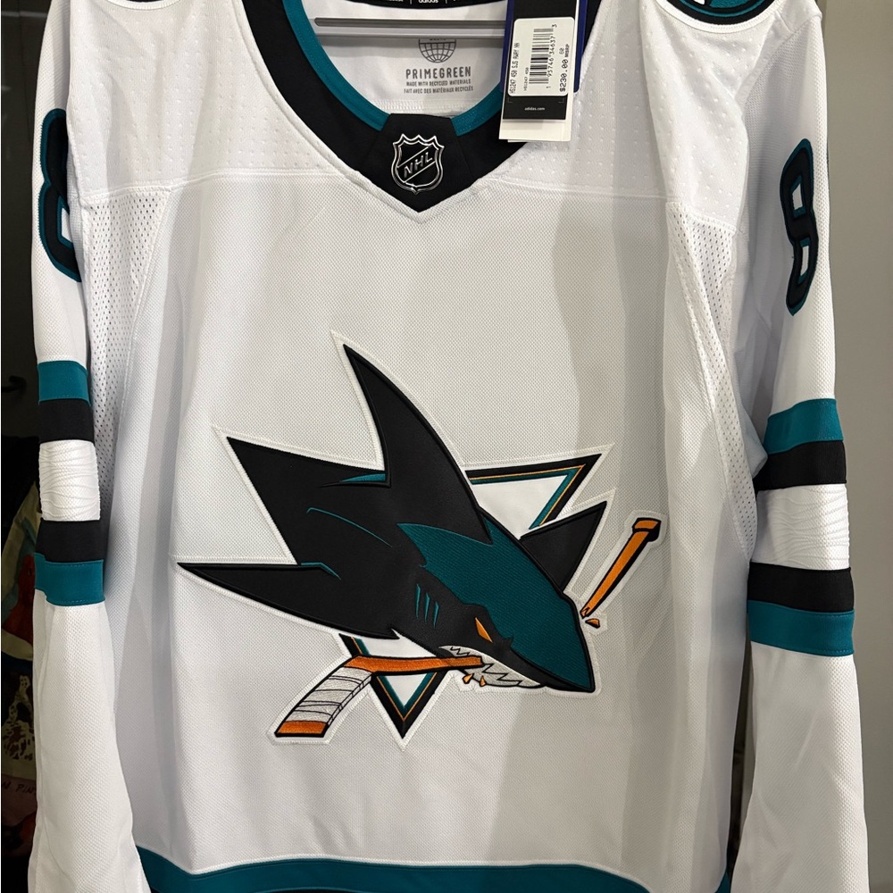 Brand new Adidas San Jose Sharks hockey Jersey